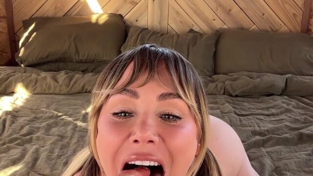 Sara Jean Underwood First Blowjob BG Real Cock And Took Cum In Mouth Onlyfans Video