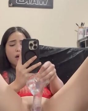 Hintofella Onlyfans Video Masturbation With Transparent Penis